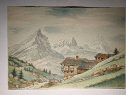 CPSM BARRE DAYEZ 2914 A - Illustrateur - Les Alpes - Barday