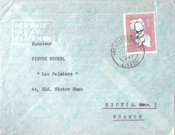 Portugal Cover To France Baby Stamp - Storia Postale