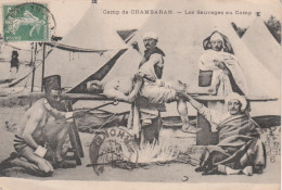 38 CHAMBARAN  BEAUREPAIRE  CAMP DE CHAMBARAN    Les Sauvages Au Camp   TB PLAN  1913.  PAS COURANT - Beaurepaire