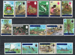 TUVALU Timbres-Poste N°4** à 18** Neufs Sans Charnières TB Cote : 52€50 - Tuvalu