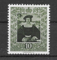 Liechtenstein 1953 Gemälde Mi.Nr. 311 ** Postfrisch - Ungebraucht