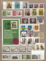 LITHUANIA 1993 Complete Year Set Used(o) Mi 511-546 READ #LT587 - Lituanie