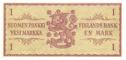 Finland:1 Mark 1963, AUNC - Finland