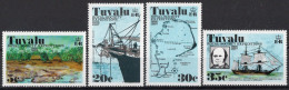 TUVALU Timbres-Poste N°55** à 58** Neufs Sans Charnières TB Cote : 6€00 - Tuvalu