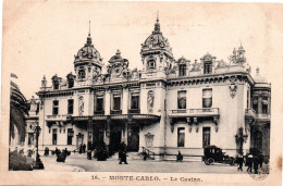 MONACO -- MONTE CARLO -- CPA -- Le Casino -- F. M. -- Cachet  HOPITAL  AUXILIAIRE  ALEXANDRA Monte Carlo - Casino