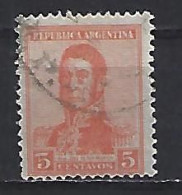 Argentina 1917-20  General San Martin (o) Mi.207 / 224 - Usados