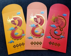 Malaysia Nippon Paint Year Of The Dragon 2024 Chinese New Year Lunar Zodiac Angpao (money Packet) - Año Nuevo