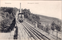 Wiesbaden , Nerobergbahn Talfahrt (Ungebraucht) - Wiesbaden