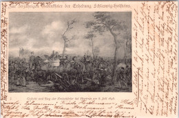 Zur 50 Jährigen Gedenkfeier Zu Der Erhebung Schleswig-Holsteins (Stempel: Rendsburg 1898) - Autres & Non Classés