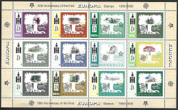 Mongolia Mongolei 2006 50 Years Europa Cept Stamps Mi.no. 3584-95A Sheetlet MNH ** Neuf Postfrisch - Mongolie