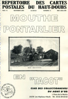 Fascicule  Mouthe -Pontarlier En Tacot - Tramways