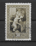 Liechtenstein 1952 Madonna Mi.Nr. 307 Gestempelt - Oblitérés