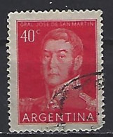 Argentina 1954-59  General San Martin (o) Mi.621 - Used Stamps