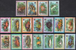 TUVALU Timbres-Poste N°93 à 110 Oblitérés TB Cote : 22€00 - Tuvalu