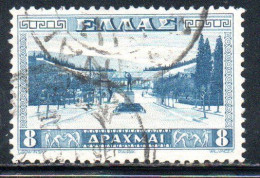 GREECE GRECIA HELLAS 1934 APPROACH TO ATHENS STADIUM 8d USED USATO OBLITERE' - Used Stamps