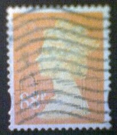 Great Britain, Scott #MH434, Used(o), 2013, Machin: Queen Elizabeth II, 88p, Amber Yellow - Machins