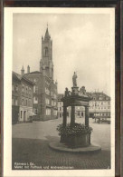 41302058 Kamenz Sachsen Markt Mit Rathaus Und Andreasbrunnen Kamenz - Kamenz