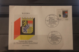 Deutschland 1992 Wappen Der Länder: Bayern, MiNr. 1587, Künstler - FDC - 1991-2000