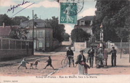 ROISSY En FRANCE-rue Du Moulin Face à La Mairie (colorisée) - Roissy En France