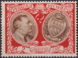 1947 San Marino AEREA ** Mi:SM 363, Sn:SM C51B, Yt:SM PA54, Roosevelt, Franklin D. - Air Mail - Neufs