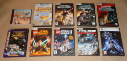 STAR WARS – PC CD-ROM DVD-ROM GAMES – LUCASARTS – LOT OF 10 - PC-Games