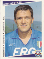 214 FAUSTO PARI - SAMPDORIA - CAMPIONATO CALCIO ITALIA 1991-92 - AIC SHOOTING STARS - Trading Cards