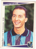 126 FAUSTO PIZZI - INTER F.C. - CAMPIONATO CALCIO ITALIA 1991-92 - AIC SHOOTING STARS - Trading Cards