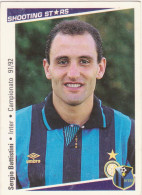 125 SERGIO BATTISTINI - INTER F.C. - CAMPIONATO CALCIO ITALIA 1991-92 - AIC SHOOTING STARS - Trading Cards