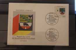 Deutschland 1994 Wappen Der Länder: Sachsen-Anhalt, MiNr. 1714, Künstler - FDC - 1991-2000