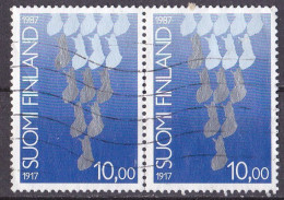 Finnland Marke Von 1987 O/used (A4-4) - Gebruikt