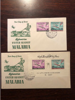 AFGHANISTAN FDC COVER 1962 YEAR MALARIA  HEALTH MEDICINE - Afghanistan