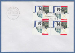 Niederlande ATM Mi.-Nr. 2.1 Typ FRAMA Satz 10-70-80-100 FDC Mit ET-O SCHIEDAM - Autres & Non Classés