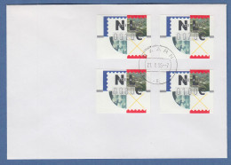 Niederlande ATM Mi.-Nr. 2.1 Typ FRAMA Satz 10-70-80-100 FDC Mit ET-O BAARN - Autres & Non Classés