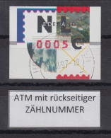 Niederlande ATM Mi.-Nr. 2.2 Typ NAGLER Kleinwert 0005 Mit ZN, ET-O HOUTEN  - Andere & Zonder Classificatie