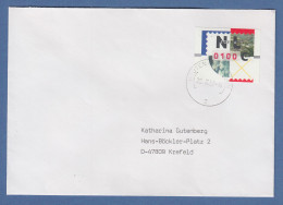 Niederlande ATM Mi.-Nr. 2.2 Typ NAGLER Wert 0100 Auf FDC Nach D, O HOUTEN - Other & Unclassified