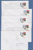 Niederlande ATM Mi.-Nr. 2.2 Typ NAGLER Wert 0080 Auf Inlands-FDC, Alle 5 Orte ! - Other & Unclassified