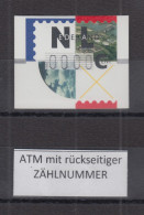 Niederlande ATM Mi.-Nr. 2.1 Typ FRAMA Nulldruck 0000 Mit Rücks. Zählnummer ** - Andere & Zonder Classificatie