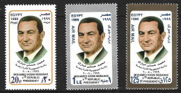 EGYPTE. N°1645 + PA 282-3 De 1999. Président Moubarak. - Ungebraucht