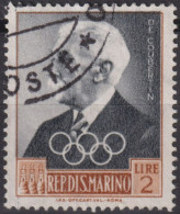 1959 San Marino ° Mi:SM 611, Sn:SM 427, Yt:SM 460, IOC: Pierre Baron De Coubertin - Oblitérés