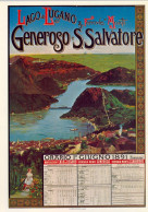 GENEROSO S. SALVATORE , LAGO DI LUGANO - FERROCARRIL  , TRAINS , RAILWAYS , LOCOMOTIVE , TRAIN , BAHN - Kunstwerken