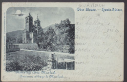 CPA   :  ( 68 )    Haut- Rhin   Murbach  Ober -Elsass     Ancienne Abbaye   Carte Circulée  1898 - Murbach