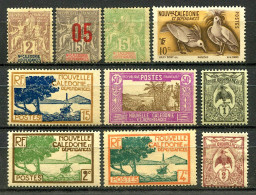 NOUVELLE-CALEDONIE - Lot De 10 Timbres - Collezioni & Lotti