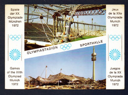 Allemagne. München. Spiele Der XX. Olympiade 1972. Stade Olympique. Hall Omnisport Et Tour De La Télévision. 1972 - München