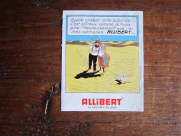 TINTIN AUTOCOLLANT  TINTIN ALLIBERT LE BIEN-ETRE DES PIEDS  HERGE - Tintin