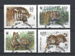 Russia 1993 WWF Panthera Tigris Y.T. 6029/6032 (0) - Usados