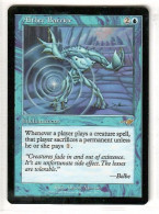 MAGIC The GATHERING  "AETHER BARRIER"---NEMESIS (MTG--159-1) - Blue Cards