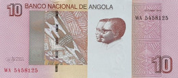 Billete De Banco De ANGOLA - 10 Kwanzas, 2012  Sin Cursar - Angola
