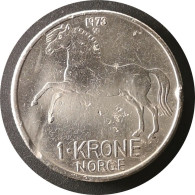 1 Krone 1973 Norvège, Olav V, Monnaie De Collection - Noruega