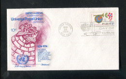 "UNO-N.Y." 1974, Mi. 266 "UPU" FDC (7335) - FDC