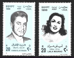 EGYPTE. N°1648-9 De 1999. Chanteurs. - Singers